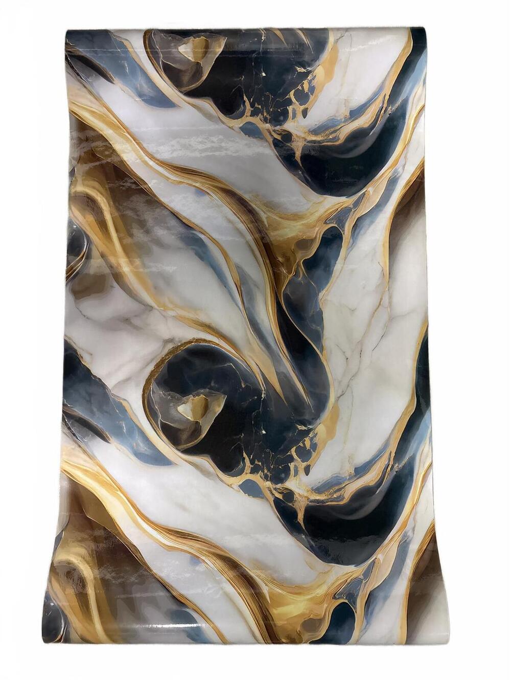 Abstract Fluid Marble Peel-and-Stick Contact Paper / Wallpaper Roll